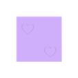 D6-AvgNormal-Sharp-HeartPips.stl Dice Masters - Sharp-Edged Round D6 Set - 8 Pip Styles - Pre-Supported