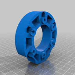 wheel_adapter_2.png Free 3D file G29 Wheel Adapter, retain controls.・3D printing idea to download