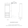 \NSPIREO y sen miniclide ve i a x © ° O° Gq ° fe) qG ° fe) q 1 1.51 FRONT SIDE MEASUREMENTS IN INCHES HAUGA OPEN WARDROBE DOLLHOUSE MINIATURE 1:12 SCALE IKEA-INSPIRED HAUGA WARDROBE MINIATURE FURNITURE 3D MODEL