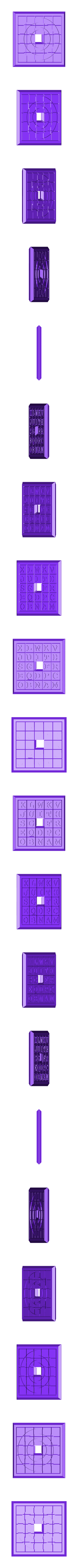Sliding5x5Puzzle7.stl 両面スライドパズル