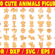 2020-04-03-14.png Laser Cut Vector Pack - Assorted Children's Animals