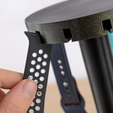 ex2222.png STL file Apple Watch Band Holder Organizer "Bandkarussell" to store 12 Apple Watch Straps・Design to download and 3D print