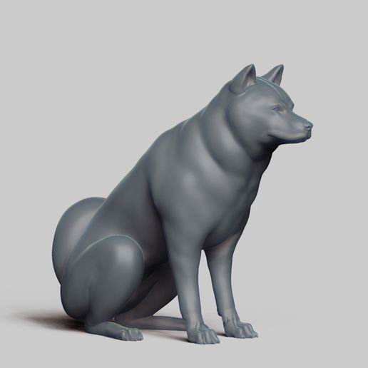 Download Stl File Shiba Inu V2 • 3d Print Object ・ Cults