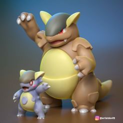 mega2.jpg STL file Mgea kangaskhan pokemon・3D printable model to download