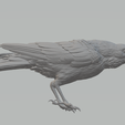 1.png STL file Crow 3D Model 3D print model・Model to download and 3D print