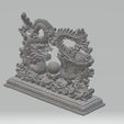 ва3.png Dragon and phoenix statuette (STL)