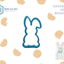 3.jpg Sitting Rabbit cookie cutter