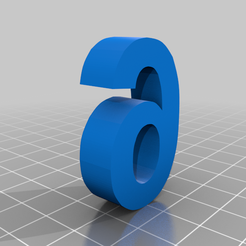 Number9_v1.png Fichier STL gratuit Juste des chiffres・Objet pour imprimante 3D à télécharger