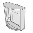 Armado.png Caja Litofania curva - Curved box of lithofania
