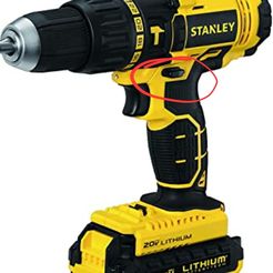 348f7957-a950-4140-bc08-6fdfd9b93b7b.jpg 3MF file Drill Actuator For/ Rev stanley 20V / Selector of rotation screwdriver drill・3D printing model to download