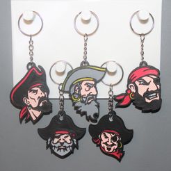 IMG_3250.jpg STL-Datei 5 Pirate Keychains・3D-druckbares Design zum Herunterladen