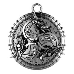 Viking-pendant-23.1.1.jpg STL file Viking pendant・3D printable model to download