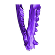 Mask_jaw_front_v2.stl Fichier STL gratuit Masque de chaman・Plan pour imprimante 3D à télécharger