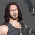 00.jpg CYBERPUNK 2077 JOHNNY SILVERHAND STATUE GAME CHARACTER sexy keanu reeves