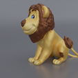 Colored_Side2.png Cartoon Lion