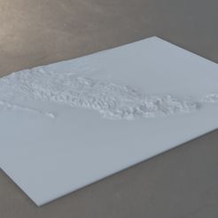 untitled.69.jpg Archivo 3MF Mexico topographic 3D map・Objeto imprimible en 3D para descargar