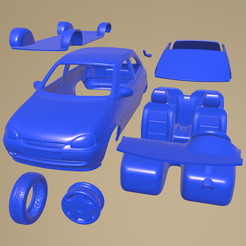 a002.png OPEL CORSA B  Hatchback 1998 PRINTABLE CAR IN SEPARATE PARTS