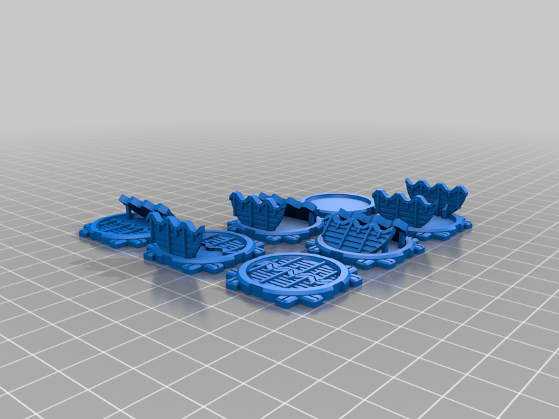 IndustrialHatches_FullPlate.png Download free STL file Industrial Hatch Counters • 3D printing design, Dutchmogul
