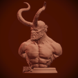 38.2.png 3D Hellboy Bust Printable – Intricate Details and High Quality