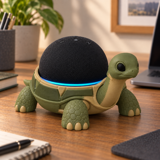 Jabuti Suporte para Echo Dot 4ª e 5ª Gerações – 4 Cores