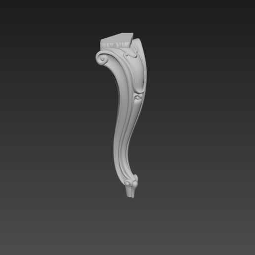 Furniture Leg CNC Mold 2002 3D model