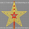 2f547b9f6f57d549a2a1515ab452c032_display_large.jpg STL-Datei Spinning Christmas Star kostenlos・3D-druckbares Modell zum herunterladen