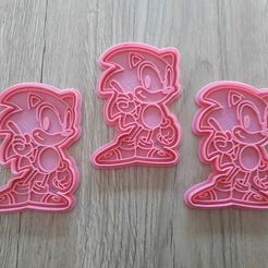 SONIC.jpeg Sonic 10 cm für Kekse, Plätzchen
