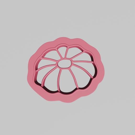 polymer clay cutter - flower 3D model