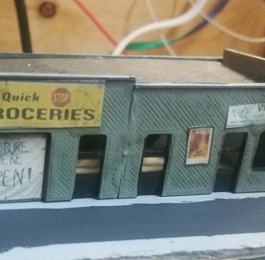 Quick Stop and Video Store N scale - 3D model önizlemesi