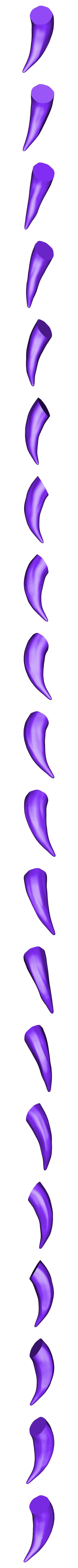 FangL02.stl Hannya Mask -Satan Mask - Demon Mask for cosplay