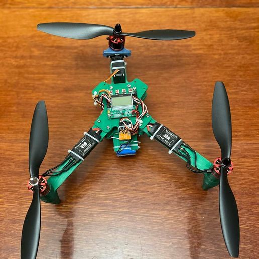 STL file Quadcopter/tricopter frame based on KK2,1,5 🖼️ ・3D print ...