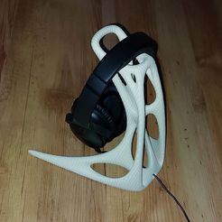 Headphonestand_6.jpg STL file Headphone Stand organic・3D printer design to download