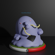 Swalot.png Gulpin and Swalot pokemon 3D print model