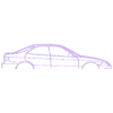 integra 1997.stl Wall Silhouette: Acura Set