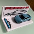 photo_2021-09-29_11-44-32.jpg Download free STL file Mini GT/Hotwheels Porsche Taycan Turbo S Display Base • 3D printable model, GigaPenguin