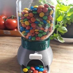 20200721_145712.jpg Free STL file Nutella Glass Candy Dispenser・3D printer model to download