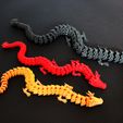 image2.jpg articulated and modular scaly dragon / without stand / STL