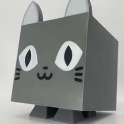 IMG_5103.jpg STL file Pet Simulator X Cat 3D Model with Hidden Hidey Hole Coin Slot・3D print object to download