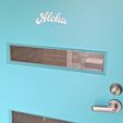 IMG_20200325_151403 crop.jpg Free STL file Aloha Sign・3D printing design to download