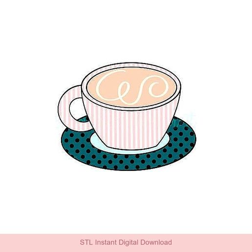🫖 Tea Cup Cookie Cutter STL | Teacup Cookie Cutter | 3D Print File・ 3D ...
