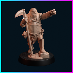 Forces-of-Ash-Ork-Captain-1.png STL file Forces of Ash - Orc Boss・3D printer model to download, koolkiwi_Miniatures