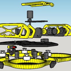 eclat.png STL file AVAT'O3 cinewhoop drone fully 3D printed (ABS/PTEG-TPU)・3D print design to download