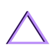 Extra Delta Heavy Triangle Red.stl Archivo STL gratis Muro Espacial - Decoración de la pared・Objeto imprimible en 3D para descargar