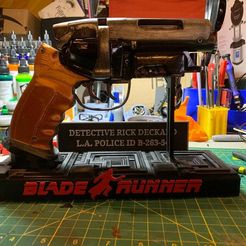 1399EF91-BE82-4873-BB7E-6FF001857277.jpeg Blade Runner Blaster Stand Risers and addons