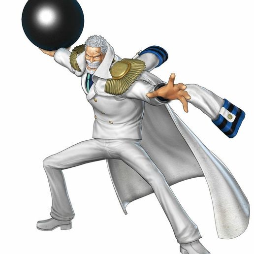 monkey d garp 3D model preview