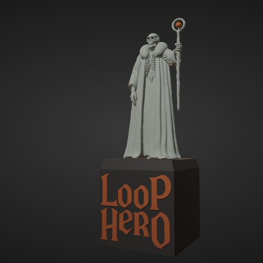🎨 Lich Loop Hero・ STL File for 3D printing・Cults