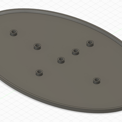 Oval-Base-with-Holes.png Archivo 3D gratis Todas las bases de WH40K・Diseño de impresora 3D para descargar