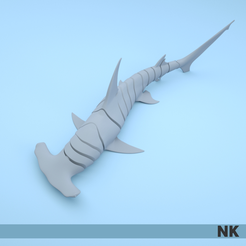 01.png Fichier STL REQUIN-MARTEAU ARTICULÉ・Design pour imprimante 3D à télécharger
