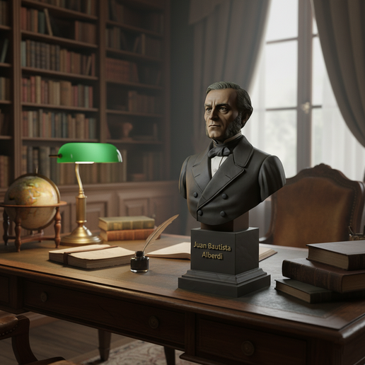 Bust of Juan Bautista Alberdi