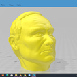 13.png Vladimir Putin Head detailed 3D printable